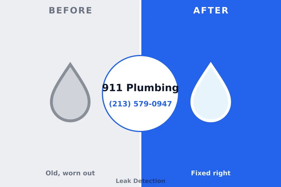 Before and after: plumbing repair St. Petersburg, FL